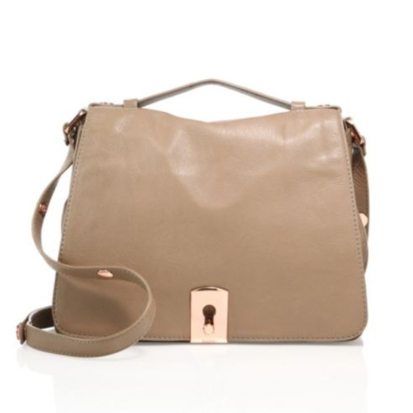 BOTKIER Clinton Medium Leather Crossbody Bag Chai - Picture 2 of 12